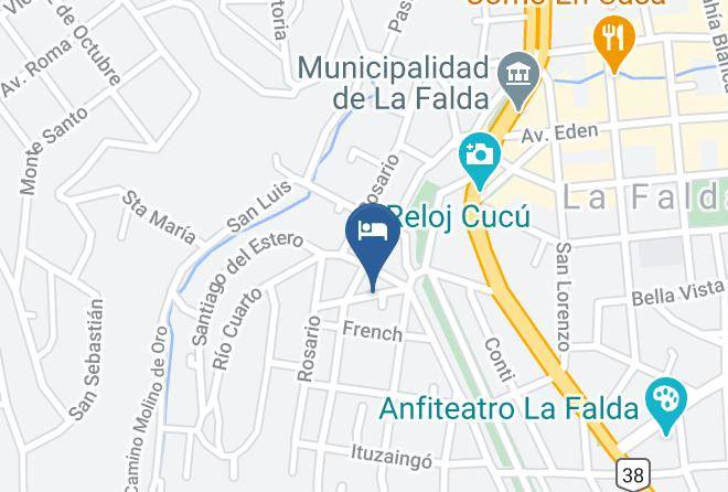 Punilla Department - Hotel El Mirador Maps