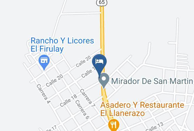 San Martin - Hotel El Mirador Maps