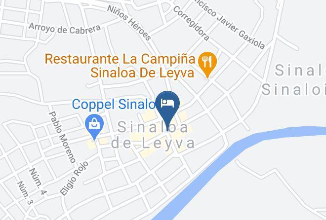 Sinaloa Municipality - Hotel El Mirador Maps
