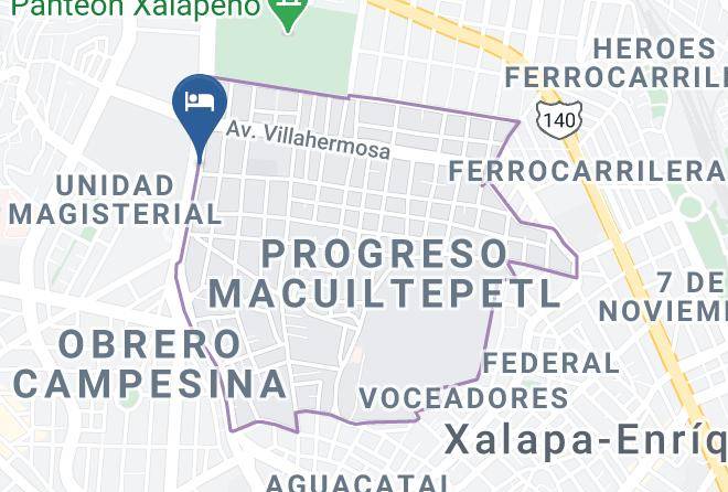 Xalapa - Hotel El Mirador Maps