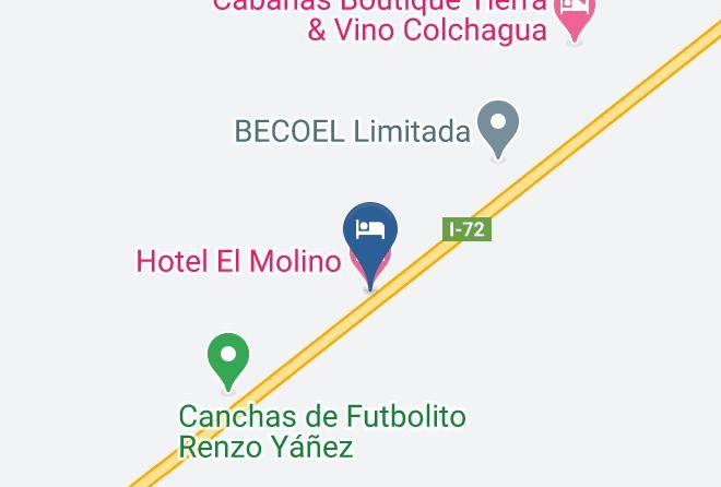 Colchagua Province - Hotel El Molino Maps