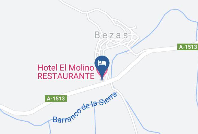 Teruel - Hotel El Molino Restaurante Maps
