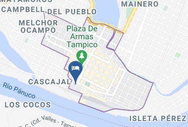Tampico - Hotel El Mundo Maps