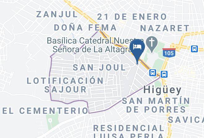 Hotel El Naranjo Map