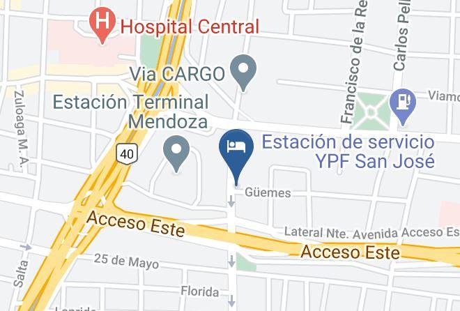 Guaymallen - Hotel El Nevado Maps
