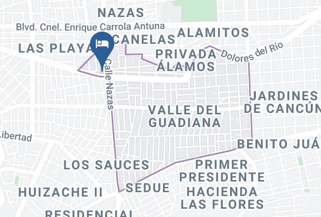 Durango Valle Del Guadiana - Hotel El Nilo Maps