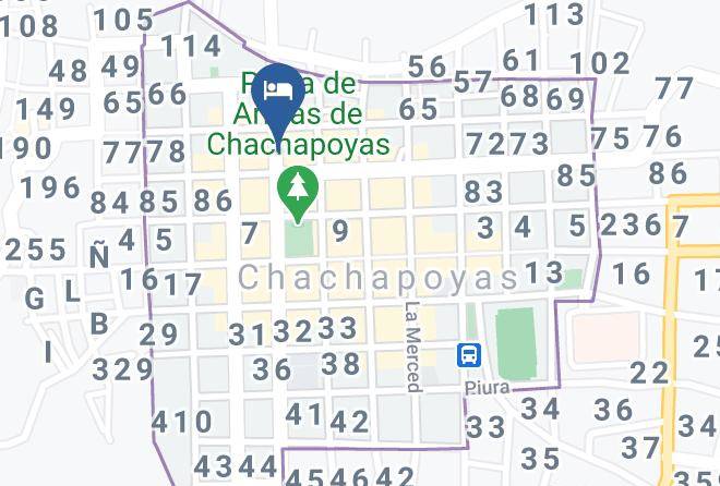 Chachapoyas - Hotel El Nogal Maps