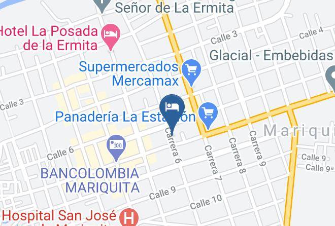 Mariquita - El Nogal Hotel Maps