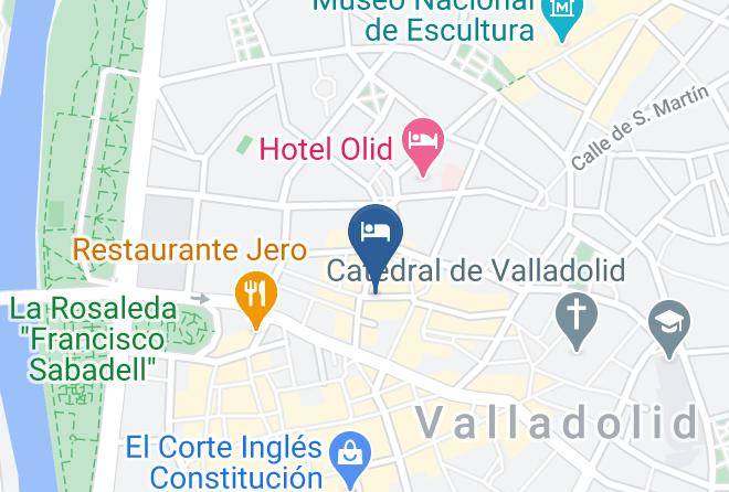 Valladolid - Hotel El Nogal Maps