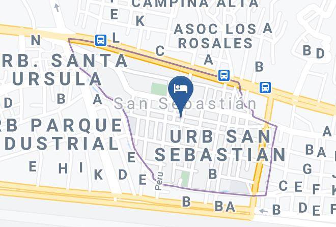 San Sebastian - Hotel El Oficial Maps