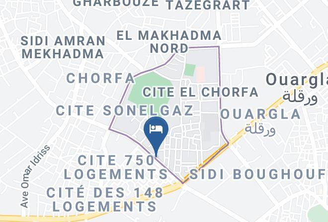 Ouargla - Hotel El Olf Ouargla Maps