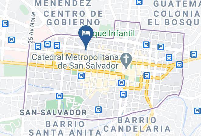 San Salvador - Hotel El Oso Maps