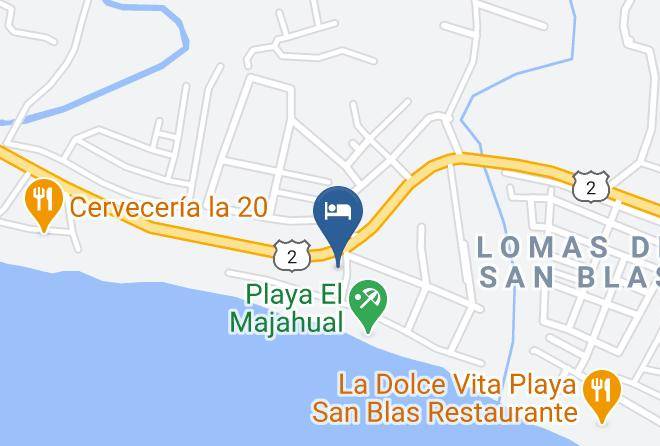 La Libertad - Hotel El Pacifico Maps