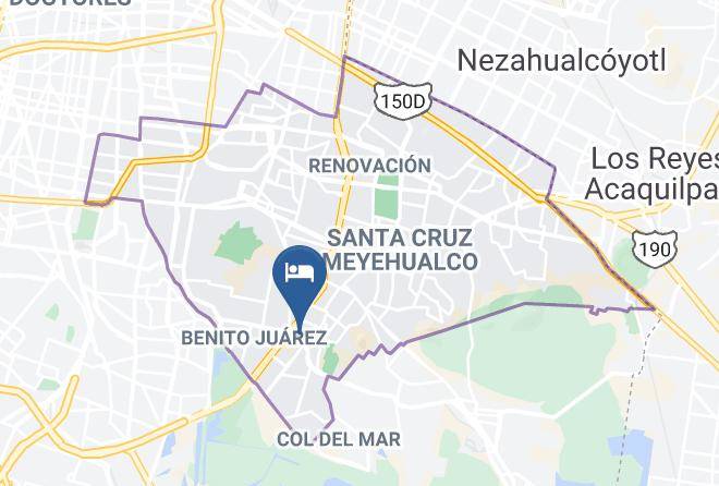 Iztapalapa - Hotel El Padrino Maps