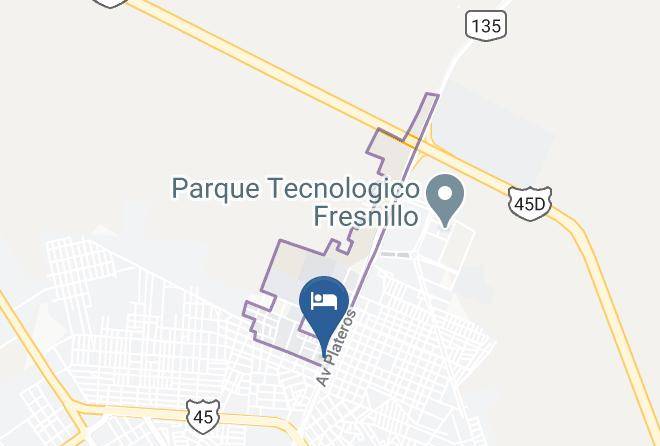Fresnillo - Hotel El Paisano Maps