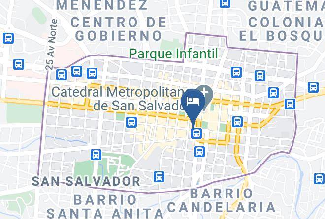 San Salvador - Hotel El Palacio Maps