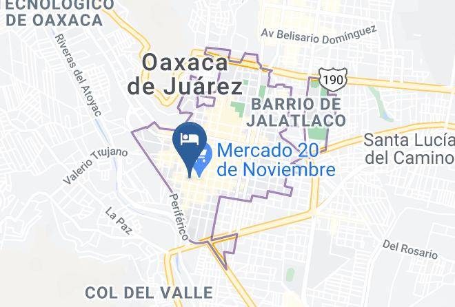 Oaxaca De Juarez - Hotel El Palmar Maps