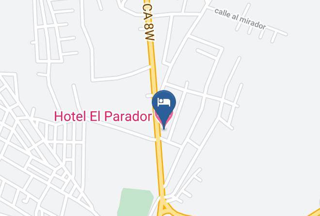 Ahuachapan - Hotel El Parador Maps