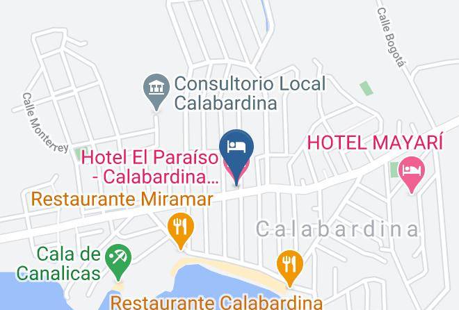 Murcia - Hotel El Paraiso Calabardina Aguilas Murcia Maps