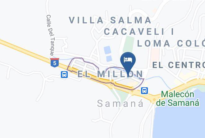 Samana - Hotel El Paraiso Maps