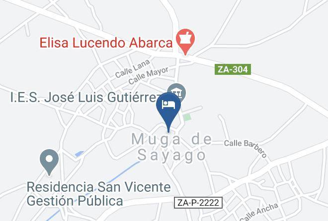 Zamora - Hotel El Paraje De Sayago Maps