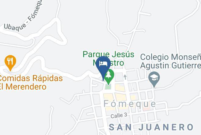 Fomeque - Hotel El Parque Maps