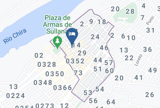 Sullana - Hotel El Parque Maps