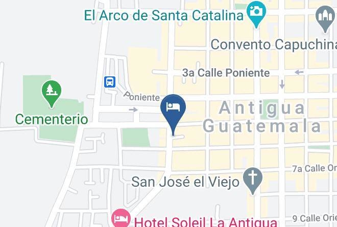 Antigua Guatemala - Hotel El Pasaje Maps