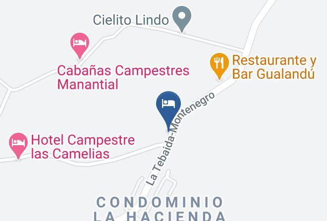 Montenegro - Hotel El Paso Del Duque Maps