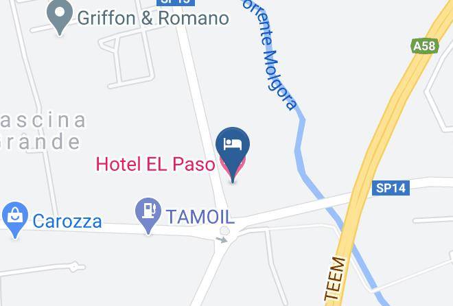 Milan - Hotel El Paso Maps