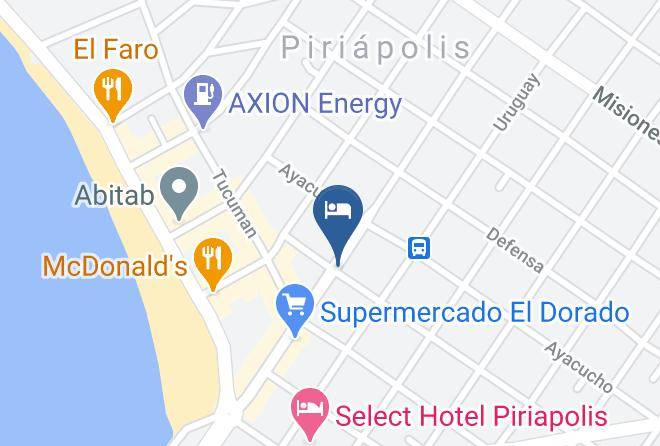Piriapolis - Hotel El Paso Maps