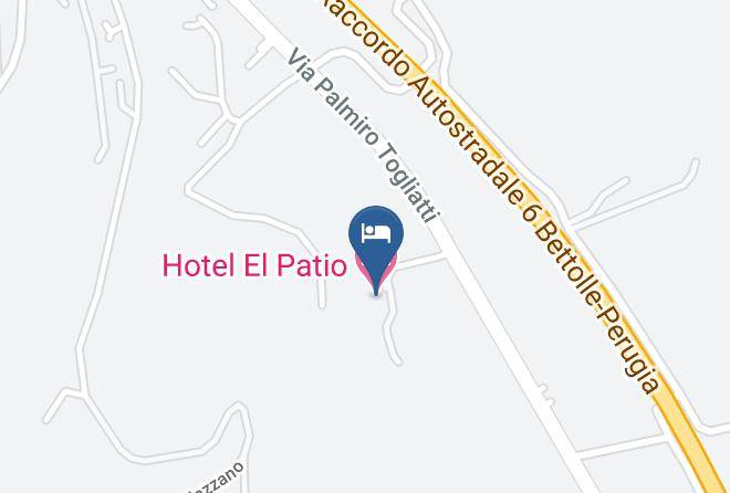 Perugia - Hotel El Patio Maps