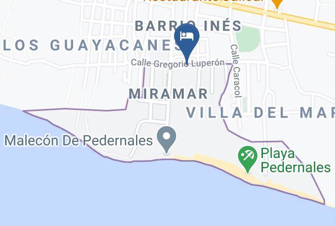 Pedernales - Hotel El Pedernal Maps