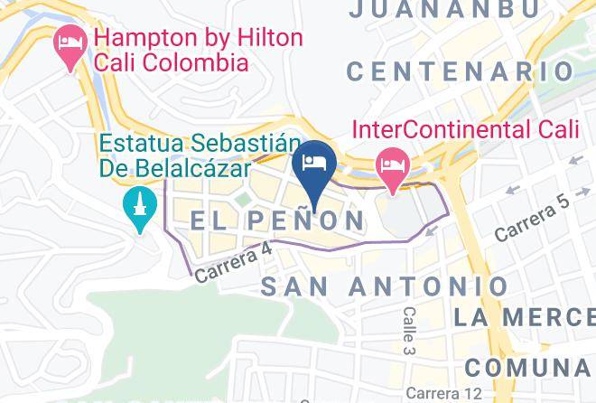 Hotel El Penon Map