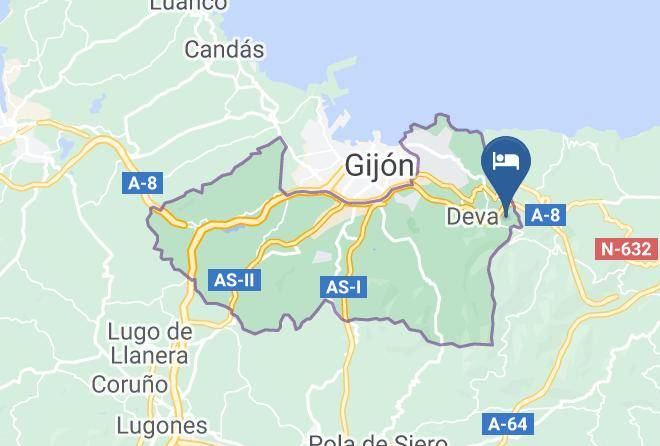 Asturias - Hotel El Pescador Maps