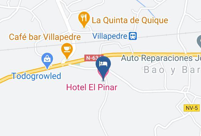 Hotel El Pinar Map