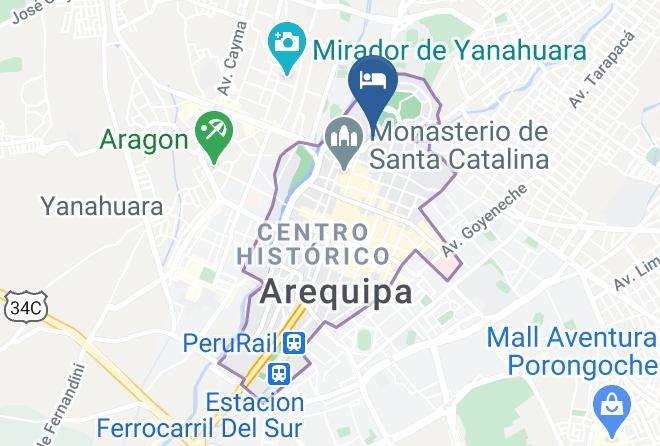 Arequipa - Hotel El Portal De San Lazaro Maps