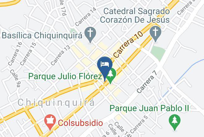Chiquinquira - Hotel El Portico Maps