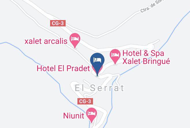 Ordino - Hotel El Pradet Maps