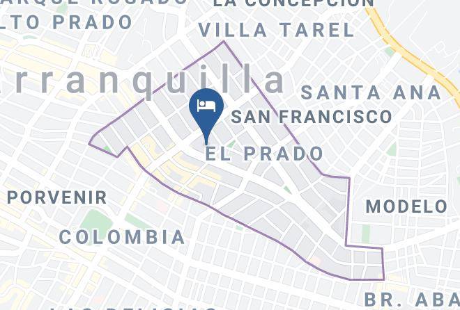 Barranquilla - Hotel El Prado Maps