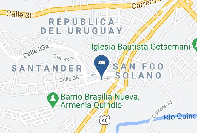 Hotel El Progreso Map