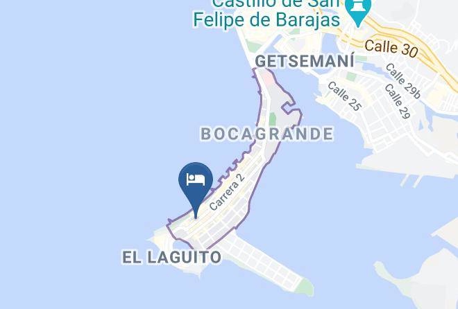 Cartagena De Indias - Hotel El Pueblito Playa Maps