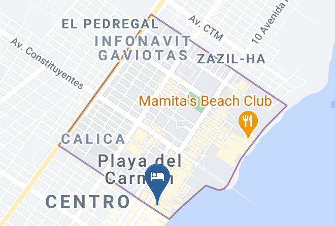 Solidaridad - Hotel El Punto Maps