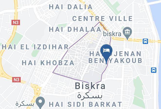 Biskra - Hotel El Qods Maps