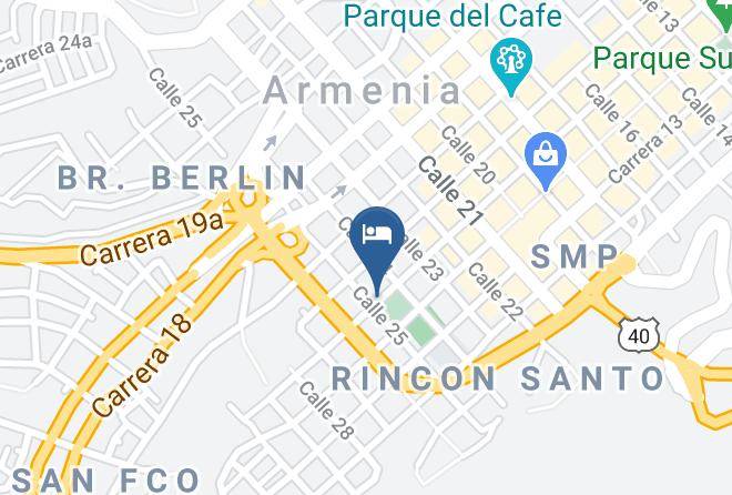 Armenia - Hotel El Quijote Cafetero Maps