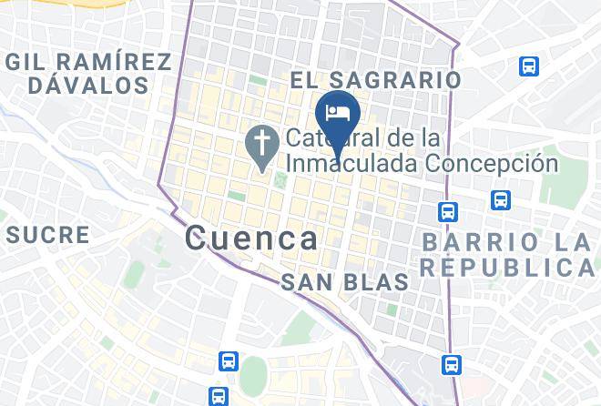 Hotel El Quijote Map