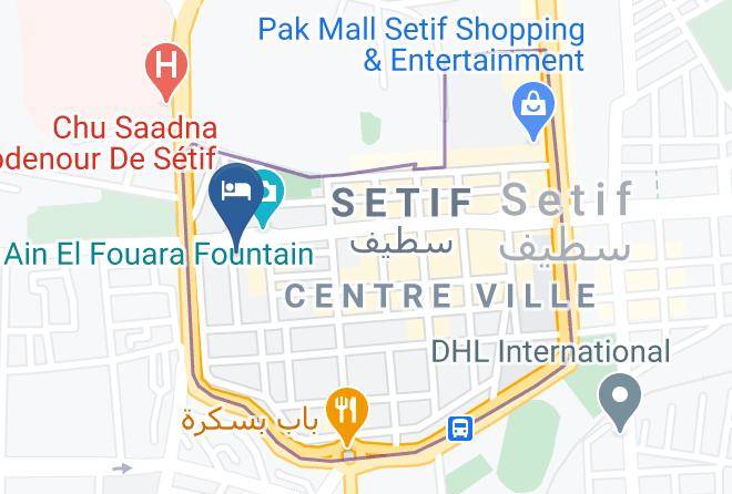 Setif - Hotel El Rabie Maps
