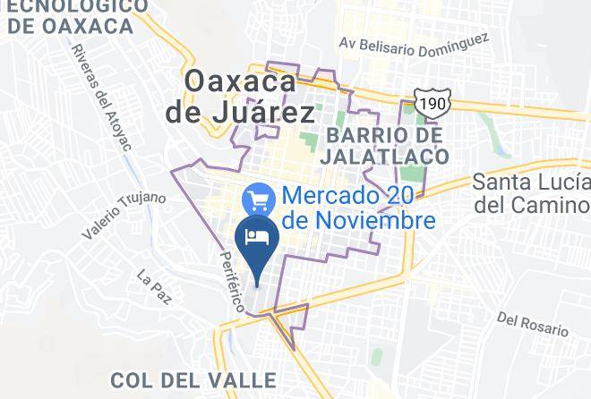Oaxaca De Juarez - Hotel El Refugio Maps