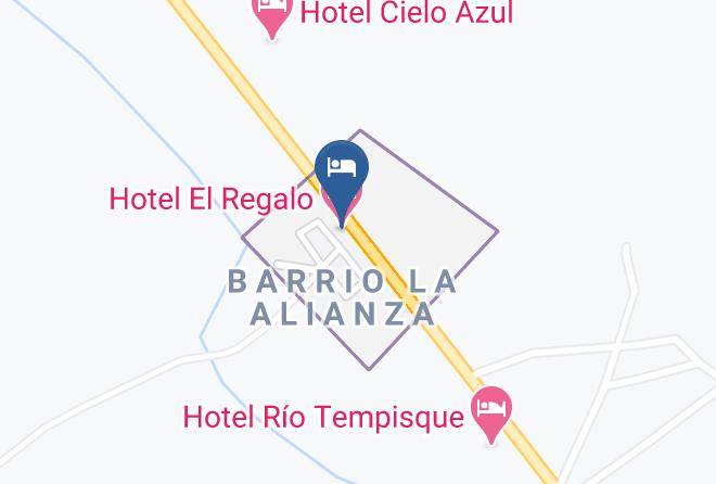 Nicoya - Hotel El Regalo Maps