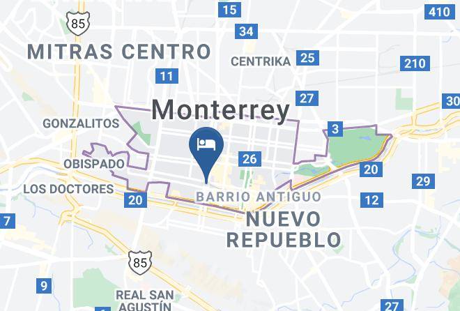 Monterrey - Hotel El Regio Maps